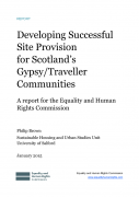 Developing Successful Site Provision for Scotland’s Gypsy/Traveller Communities report